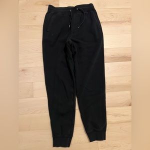 Uniqlo heattech pile lined sweatpants - black - medium - preowned